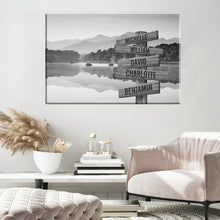 Load image into Gallery viewer, Dreams Interpretation of Lake Multi-Names Premium Canvas