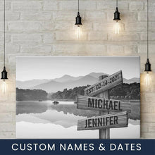 Load image into Gallery viewer, Dreams Interpretation of Lake Multi-Names Premium Canvas