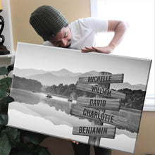 Load image into Gallery viewer, Dreams Interpretation of Lake Multi-Names Premium Canvas