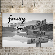 Load image into Gallery viewer, Dreams Interpretation of Lake A Little Whole Lot of Love Multi-Names Premium Canvas Poster