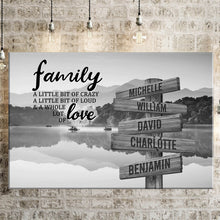 Load image into Gallery viewer, Dreams Interpretation of Lake A Little Whole Lot of Love Multi-Names Premium Canvas Poster