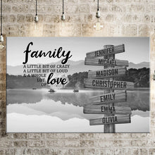 Load image into Gallery viewer, Dreams Interpretation of Lake A Little Whole Lot of Love Multi-Names Premium Canvas