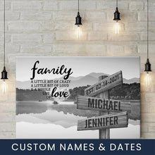 Load image into Gallery viewer, Dreams Interpretation of Lake A Little Whole Lot of Love Multi-Names Premium Canvas Poster