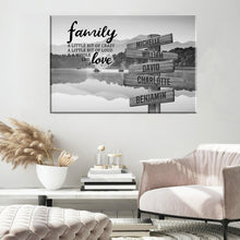 Load image into Gallery viewer, Dreams Interpretation of Lake A Little Whole Lot of Love Multi-Names Premium Canvas Poster
