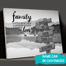 Load image into Gallery viewer, Dreams Interpretation of Lake A Little Whole Lot of Love Multi-Names Premium Canvas Poster