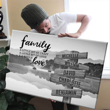 Load image into Gallery viewer, Dreams Interpretation of Lake A Little Whole Lot of Love Multi-Names Premium Canvas