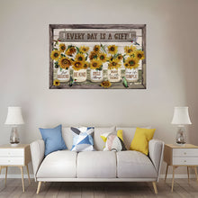 Load image into Gallery viewer, EVERY DAY IS A GIFT Framed Canvas Painting, Wall Art Prints - Ready to Hang