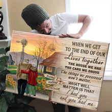 Load image into Gallery viewer, I Had You And You Had Me Personalized Couple Canvas