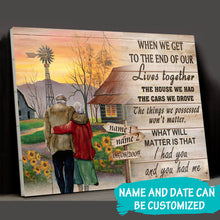 Load image into Gallery viewer, I Had You And You Had Me Personalized Couple Canvas Poster