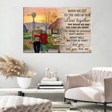 Load image into Gallery viewer, I Had You And You Had Me Personalized Couple Canvas Poster