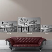 Load image into Gallery viewer, Lake Dock  A Little Whole Lot of Love Multi-Names Premium Canvas Poster