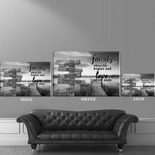 Load image into Gallery viewer, Lake Dock  Where Life Begins And Love Never Ends Multi-Names Premium Canvas
