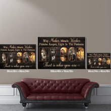 Load image into Gallery viewer, Lion of Judah Framed Canvas Painting, Wall Art Prints - Ready to Hang