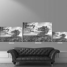 Load image into Gallery viewer, Love Tree A Little Whole Lot of Love Multi-Names Premium Canvas Poster