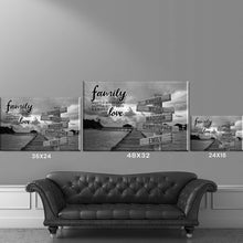Load image into Gallery viewer, Maldives Scenery A Little Whole Lot of Love Multi-Names Premium Canvas Poster