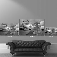 Load image into Gallery viewer, Maldives Scenery Where Life Begins And Love Never Ends Multi-Names Premium Canvas Poster