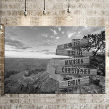Load image into Gallery viewer, Mountain Scenery Multi-Names Premium Canvas Poster