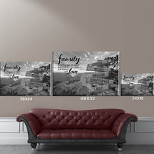 Load image into Gallery viewer, Mountain Scenery A Little Whole Lot of Love Multi-Names Premium Canvas Poster
