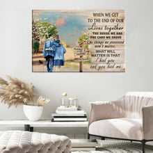 Load image into Gallery viewer, I Had You And You Had Me Personalized Couple Canvas Poster