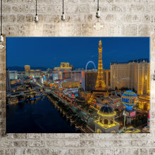 Load image into Gallery viewer, Nightlife in Las Vegas Canvas Painting, Plant Posters And Prints