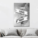 Load image into Gallery viewer, Personalized Canvas "Date of birth of children" - Ready To Hang