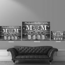 Load image into Gallery viewer, New Personalized Gift For Mom My Greatest Blessings Call Me Mom Premium Canvas Poster