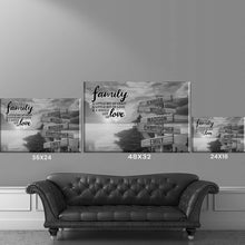 Load image into Gallery viewer, Pier Sunset A Little Whole Lot of Love Multi-Names Premium Canvas Poster