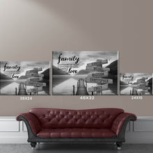 Load image into Gallery viewer, Pier at Dusk A Little Whole Lot of Love Multi-Names Premium Canvas Poster