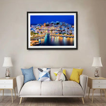 Load image into Gallery viewer, Reflection of European City Lights Canvas Painting, Plant Posters And Prints