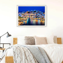 Load image into Gallery viewer, Reflection of European City Lights Canvas Painting, Plant Posters And Prints