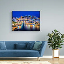 Load image into Gallery viewer, Reflection of European City Lights Canvas Painting, Plant Posters And Prints