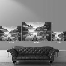 Load image into Gallery viewer, River Bank Scenery Multi-Names Premium Canvas
