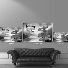 Load image into Gallery viewer, Riverside Pier A Little Whole Lot of Love Multi-Names Premium Canvas Poster