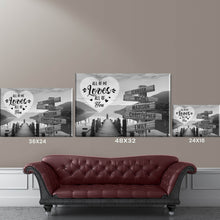 Load image into Gallery viewer, Riverside at Dusk All of Me Loves All of You Multi-Names Premium Canvas