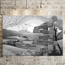 Load image into Gallery viewer, Rural Scenery Multi-Names Premium Canvas