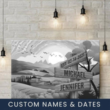 Load image into Gallery viewer, Rural Scenery Multi-Names Premium Canvas