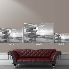 Load image into Gallery viewer, Seagulls On Sunny Beach Multi-Names Premium Canvas