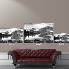 Load image into Gallery viewer, Snow Mountain Lake Multi-Names Premium Canvas