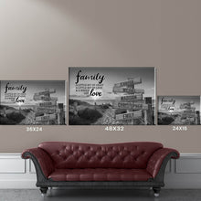 Load image into Gallery viewer, Summer Beach Sunset A Little Whole Lot of Love Multi-Names Premium Canvas Poster