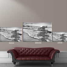 Load image into Gallery viewer, Sunset Beach Multi-Names Premium Canvas