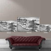 Load image into Gallery viewer, Sunset Beach A Little Whole Lot of Love Multi-Names Premium Canvas Poster