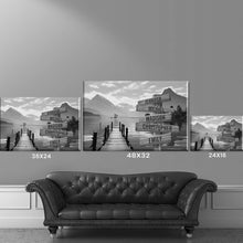 Load image into Gallery viewer, Sunshine Pier Multi-Names Premium Canvas