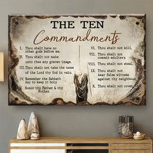 Load image into Gallery viewer, The Ten Framed Canvas Painting, Wall Art Prints - Ready to Hang