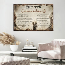 Load image into Gallery viewer, The Ten Framed Canvas Painting, Wall Art Prints - Ready to Hang