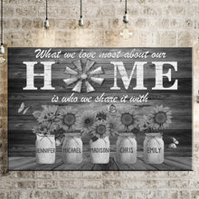 Load image into Gallery viewer, New Unique Gift For A Family Personalized Names Gift Premium Canvas Poster