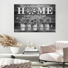 Load image into Gallery viewer, New Unique Gift For A Family Personalized Names Gift Premium Canvas Poster