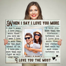 Load image into Gallery viewer, Loving Gift For Couple Custom Couple Photo Gift Ideas Premium Canvas