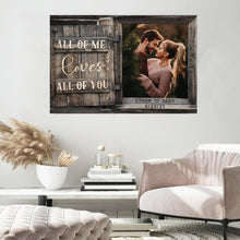 Load image into Gallery viewer, All Of Me Loves All Of You Premium Canvas Poster