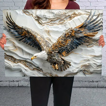 Load image into Gallery viewer, 1pc 2D Wooden Framed Canvas Painting Eagle Wall Art Prints For Home Decoration, Living Room & Bedroom, Festival Party Decor, Gifts, Ready To Hang