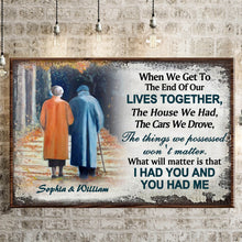 Load image into Gallery viewer, Personalized Family Old Couple When We Get Customized Poster